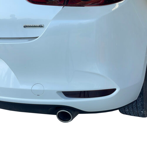 Crux Moto Rear Bumper Reflector Tint Overlay for 2019 - 2024  Mazda 3 Sedan - Image 2