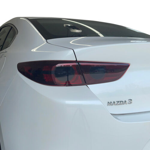 Crux Moto Tail Light Tint Overlay for 2019 - 2024  Mazda 3 Sedan - Image 2