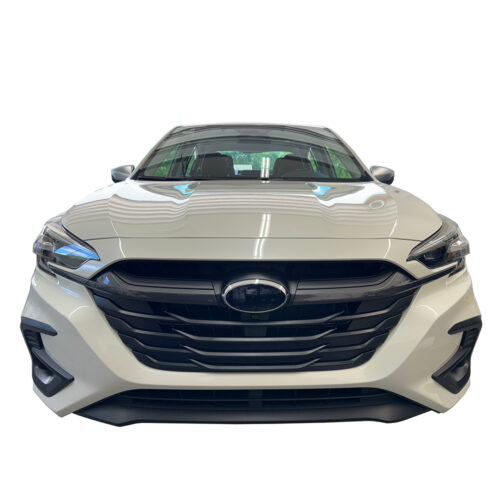 Crux Motorsports Front & Rear Emblem Tint Overlay Dark Smoke 20% for Subaru Legacy 2023+ - Image 2