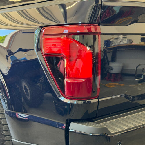 Crux Motorsports Tail Light Full Tint Dark Smoke 20% for Ford F150 2024 + - Image 2