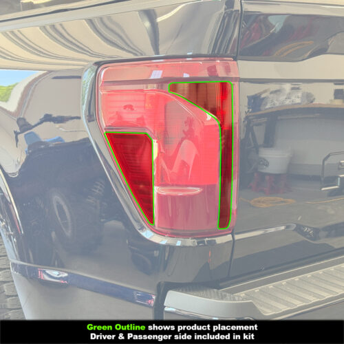 Crux Motorsports Tail Light Full Tint Red for Ford F150 2024 + - Image 3