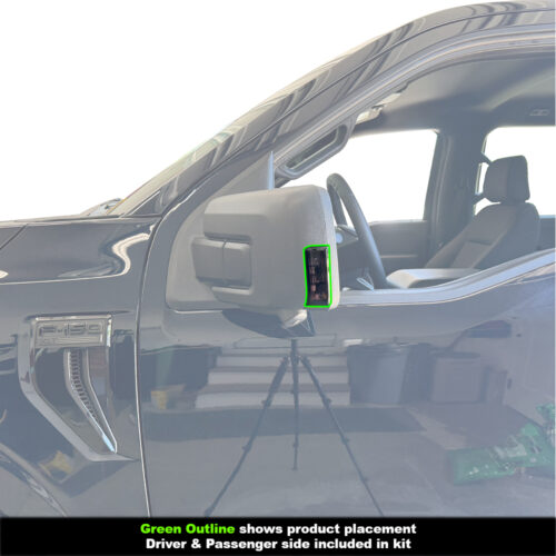 Crux Motorsports Mirror Turn Signal Tint for Ford F150 2024 + - Image 3
