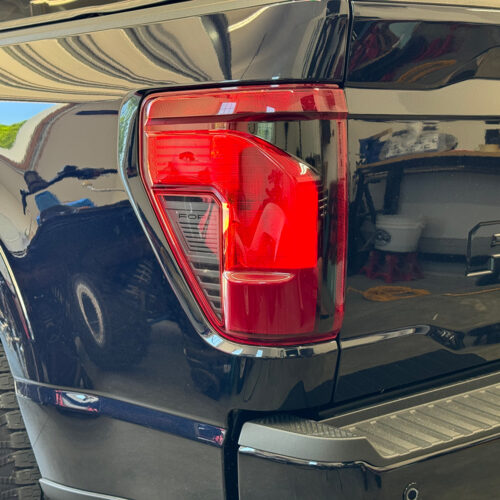 Crux Motorsports Tail Light Rear Tint Dark Smoke 20% for Ford F150 2024 + - Image 2