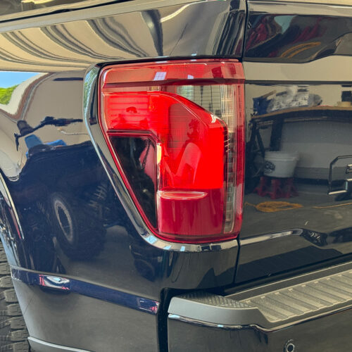 Crux Motorsports Tail Light Side Tint Dark Smoke 20% for Ford F150 2024 + - Image 2