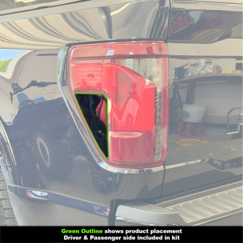 Crux Motorsports Tail Light Side Tint Dark Smoke 20% for Ford F150 2024 + - Image 3
