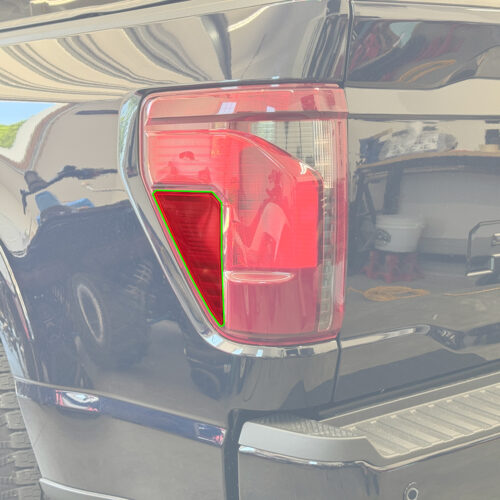 Crux Motorsports Tail Light Side Tint Red for Ford F150 2024 + - Image 3