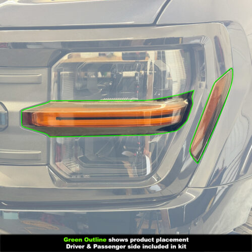 Crux Motorsports Headlight Full Tint Light Smoke 50% for Ford F150 2024 + - Image 3