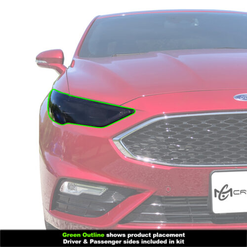 Crux Motorsports Headlight Tint for 2017 - 2020 Ford Fusion - Image 3