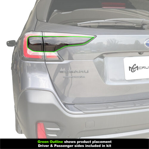 Crux Motorsports Rear Tail Light Tint Dark Smoke 20% for 2020 + Subaru Outback - Image 3