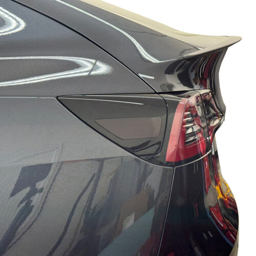 Crux Motorsports Tail Light Side Tint Overlay Dark Smoke 20% for Tesla Model Y 2020 + & Model 3 2017 - 2023 - Image 2