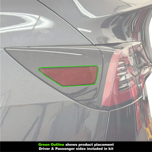 Crux Motorsports Tail Light Side Tint Overlay Light Smoke 50% for Tesla Model Y 2020 + & Model 3 2017 - 2023 - Image 3