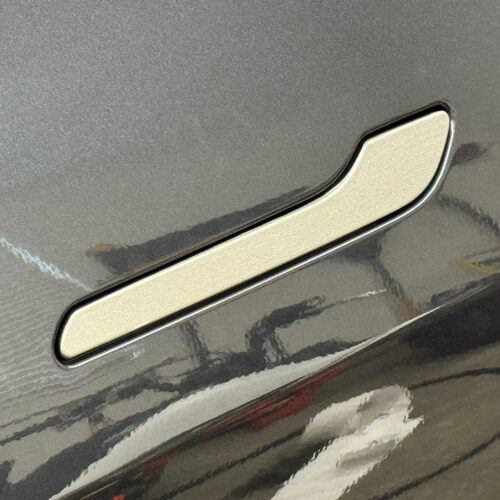 Crux Motorsports Door Handle Wrap Brushed Aluminum for Tesla Model Y 2020 + & Model 3 2017 - 2023 - Image 2