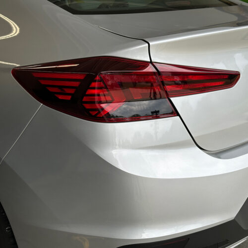 Crux Motorsports Tail Light Tint Dark Smoke 20% for Hyundai Elantra 2019 - 2020 - Image 4