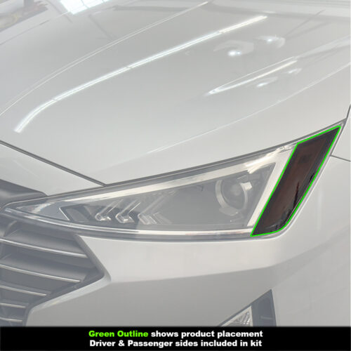 Crux Motorsports Tail Light Tint Light Smoke 50% for Hyundai Elantra 2019 - 2020 - Image 3