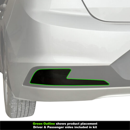 Crux Motorsports Bumper Reflector Tint Overlay Dark Smoke 20% for Hyundai Elantra 2019 - 2020 - Image 3