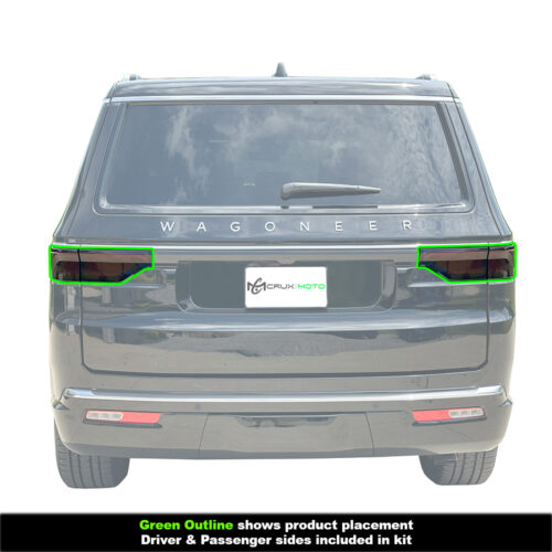 Crux Motorsports Tail Light Tint Overlay Light Smoke 50% for Jeep Wagoneer 2022 + - Image 6