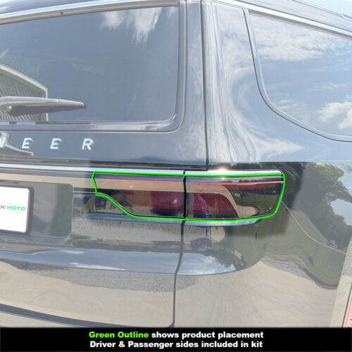 Crux Motorsports Tail Light Tint Overlay Light Smoke 50% for Jeep Wagoneer 2022 + - Image 3