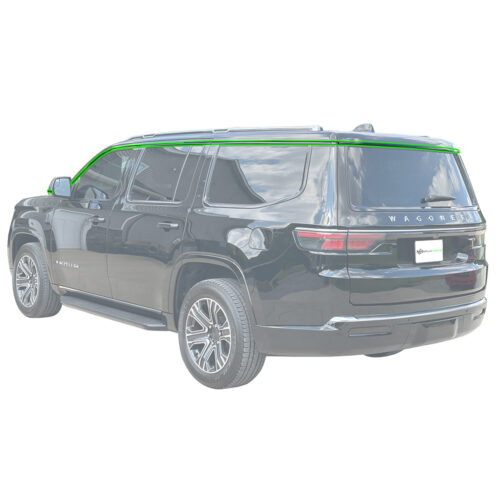 Crux Motorsports Window Chrome Delete Wrap Overlay for Jeep Wagoneer 2022 + - Image 5