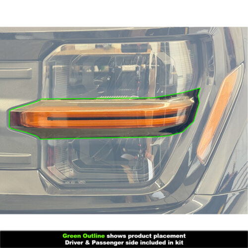 Crux Motorsports Headlight Front Tint Light Smoke 50% for Ford F150 2024 + - Image 3