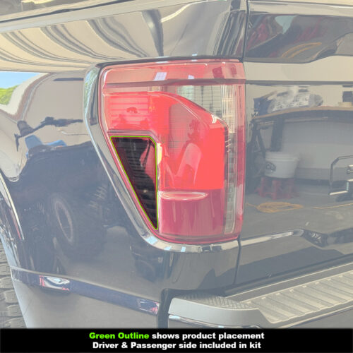 Crux Motorsports Tail Light Side Tint Light Smoke 50% for Ford F150 2024 + - Image 3