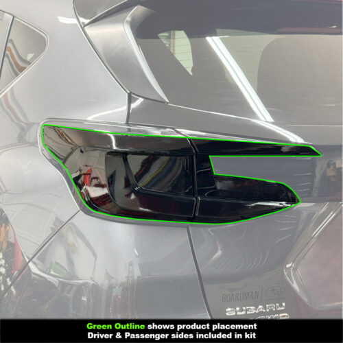 Crux Motorsports Full Tail Light Tint Dark Smoke 20% for Subaru Impreza, Crosstrek & Wilderness 2024+ - Image 3