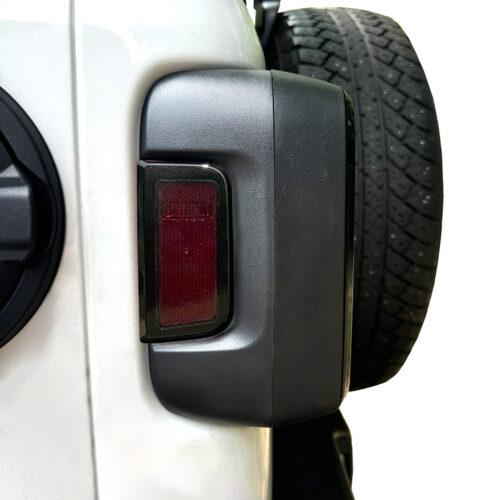 Crux Moto Side Tail Light Tint NON LED Light Smoke 50% compatible with Jeep Wrangler 2018+ - Image 2