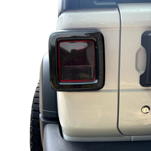 Crux Moto Rear Tail Light Tint NON LED Dark Smoke 20% compatible with Jeep Wrangler 2018+ - Image 2