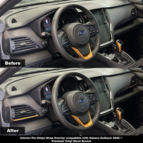 Crux Motorsports Interior Pin Stripe Overlay for Subaru Outback 2020 - 2025