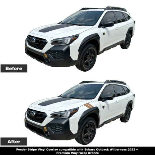 Crux Motorsports Fender Stripe Overlay for Subaru Outback Wilderness 2022 +