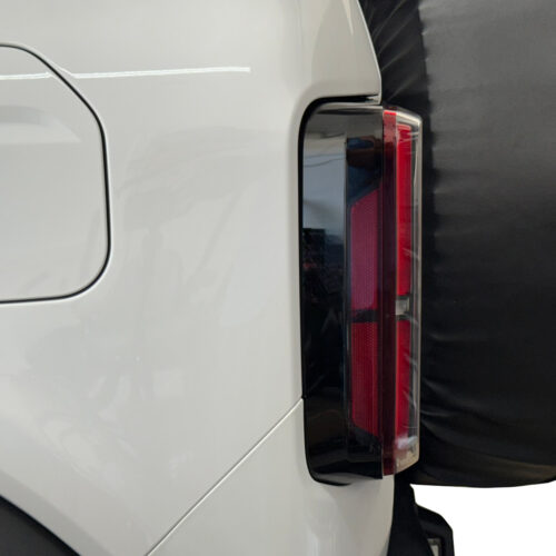 Crux Moto Tail Light Side Vinyl Tint Overlay Light Smoke 50% compatible with Ford Bronco 2021 + - Image 2