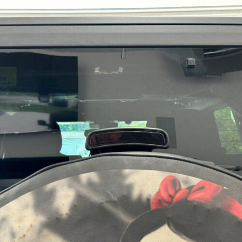 Crux Moto Third Brake Light Vinyl Tint Overlay Dark Smoke 20% compatible with Ford Bronco 2021 + - Image 2