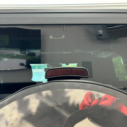Crux Moto Third Brake Light Vinyl Tint Overlay Light Smoke 50% compatible with Ford Bronco 2021 + - Image 2