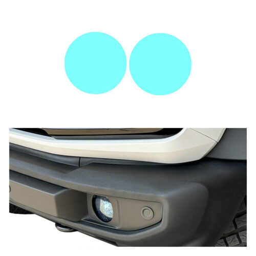 Crux Moto Fog Light Vinyl Tint Overlay Air Blue compatible with Ford Bronco 2021 + - Image 4