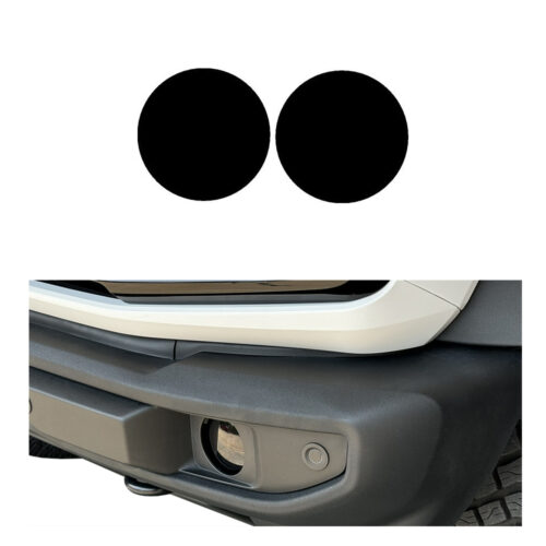Crux Moto Fog Light Vinyl Tint Overlay Dark Smoke 20% compatible with Ford Bronco 2021 + - Image 4