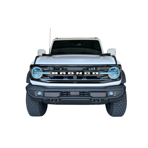 Crux Moto Front End Headlight & Fog Vinyl Tint Overlay Air Blue compatible with Ford Bronco 2021 + - Image 2