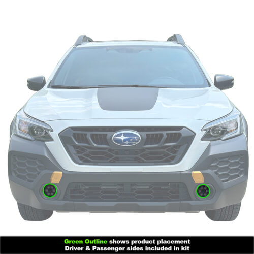 Crux Motorsports Fog Light Tint Overlay Light Smoke 50% for Subaru Outback & Forester Wilderness 2022 + - Image 3