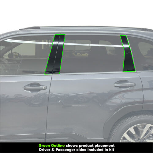 Crux Motorsports B&C Pillar Wrap Overlay for Subaru Forester 2025 + - Image 3