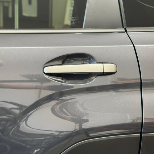 Crux Motorsports Door Handle Wrap Overlay Brushed Aluminum for Subaru Forester 2025 + - Image 3