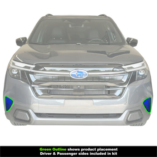 Crux Motorsports Fog Light Tint Overlay Ice Blue for Subaru Forester 2025 + - Image 3