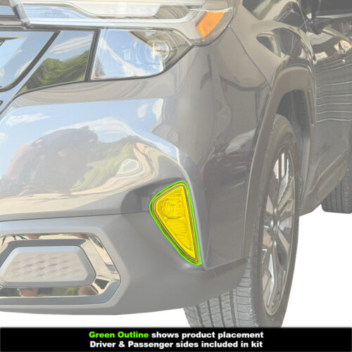 Crux Motorsports Fog Light Tint Overlay Yellow for Subaru Forester 2025 + - Image 5
