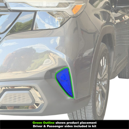 Crux Motorsports Fog Light Tint Overlay Ice Blue for Subaru Forester 2025 + - Image 5