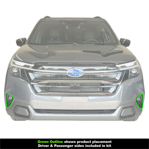 Crux Motorsports Fog Light Tint Overlay Light Smoke 50% for Subaru Forester 2025 + - Image 3