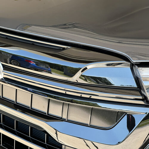 Crux Motorsports Grille Chrome Delete Wrap Overlay Gloss Black for Subaru Forester 2025 + - Image 4