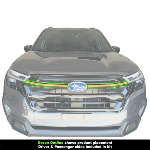 Crux Motorsports Grille Chrome Delete Wrap Bronze Overlay for Subaru Forester 2025 + - Image 3