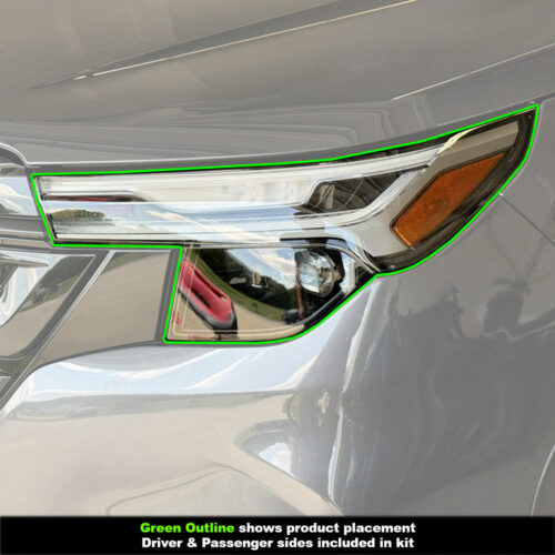 Crux Motorsports Fog Headlight Full Overlay PPF Clear for Subaru Forester 2025 + - Image 3