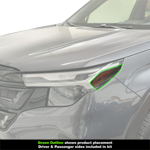 Crux Motorsports Headlight Tint Overlay Light Smoke 50% for Subaru Forester 2025 + - Image 3