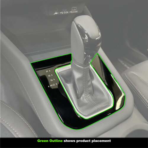 Crux Motorsports Shifter Trim Paint Protection Film Wrap Overlay for Subaru Forester 2025 + - Image 3