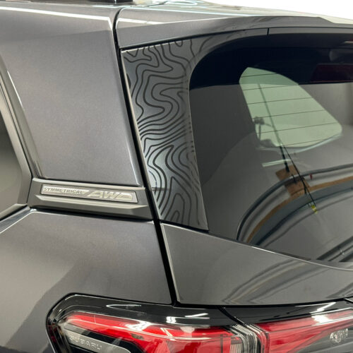 Crux Motorsports Spoiler Topographical Overlay for Subaru Forester 2025 + - Image 2