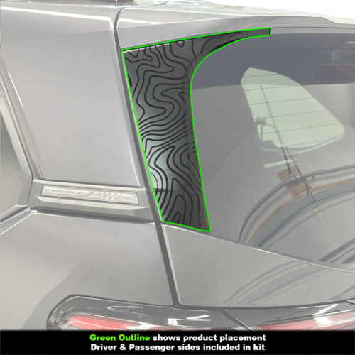 Crux Motorsports Spoiler Topographical Overlay for Subaru Forester 2025 + - Image 3