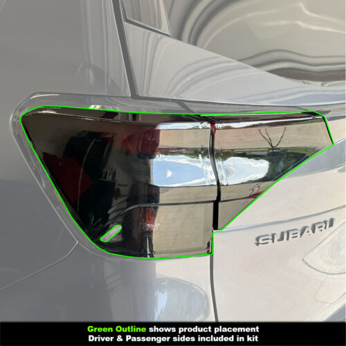 Crux Motorsports Tail Light Full Tint Overlay Dark Smoke 20% for Subaru Forester 2025 + - Image 5